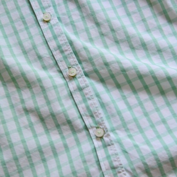 J. MCLAUGHLIN 100% Cotton Checker Shirt Blouse Top Size 4 - Picture 6 of 11